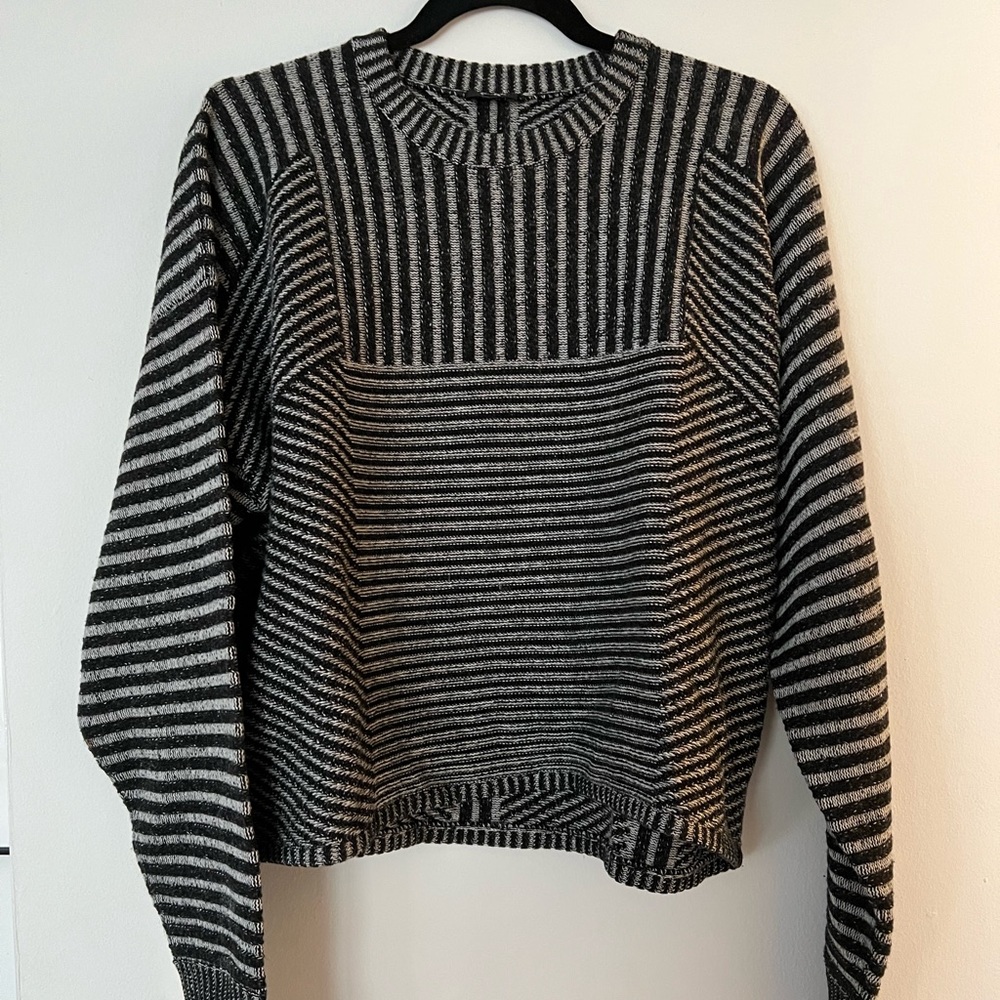 JEFFERY STRIPED SWEATER